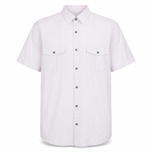 Next Mens Pink Striped   Button-Up Size M