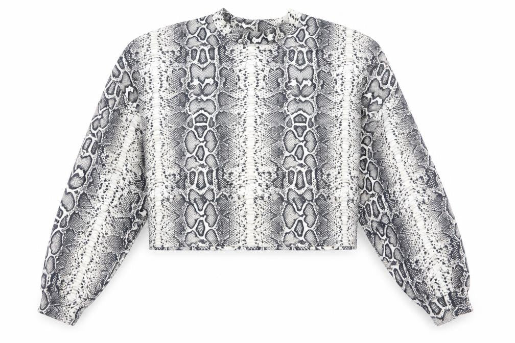 Bershka Womens Beige Animal Print  Pullover Jumper Size 8