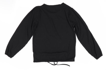 Peacocks Womens Black   Tunic Blouse Size 14