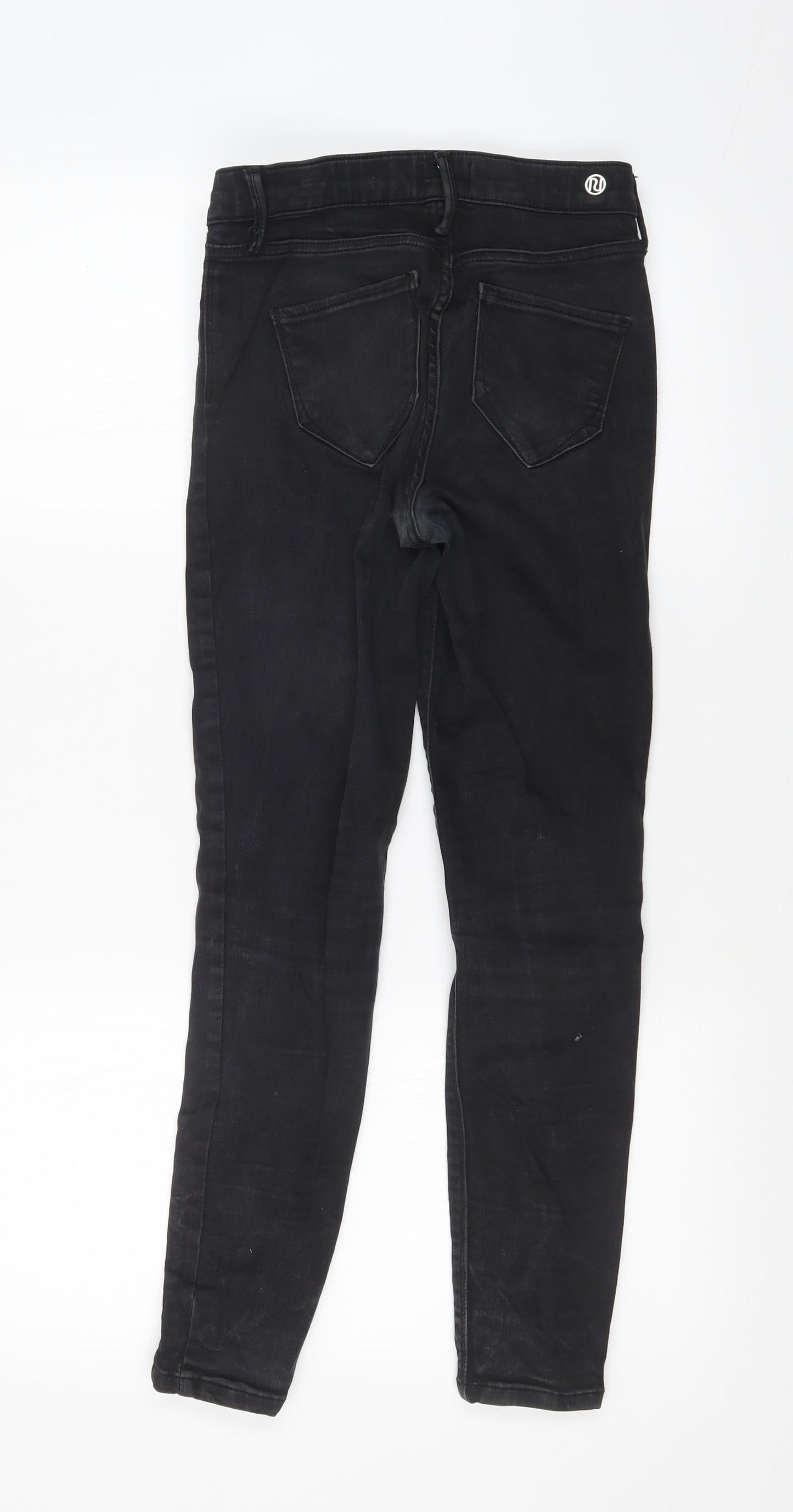 River Island Womens Black   Skinny Jeans Size 8 L25 in