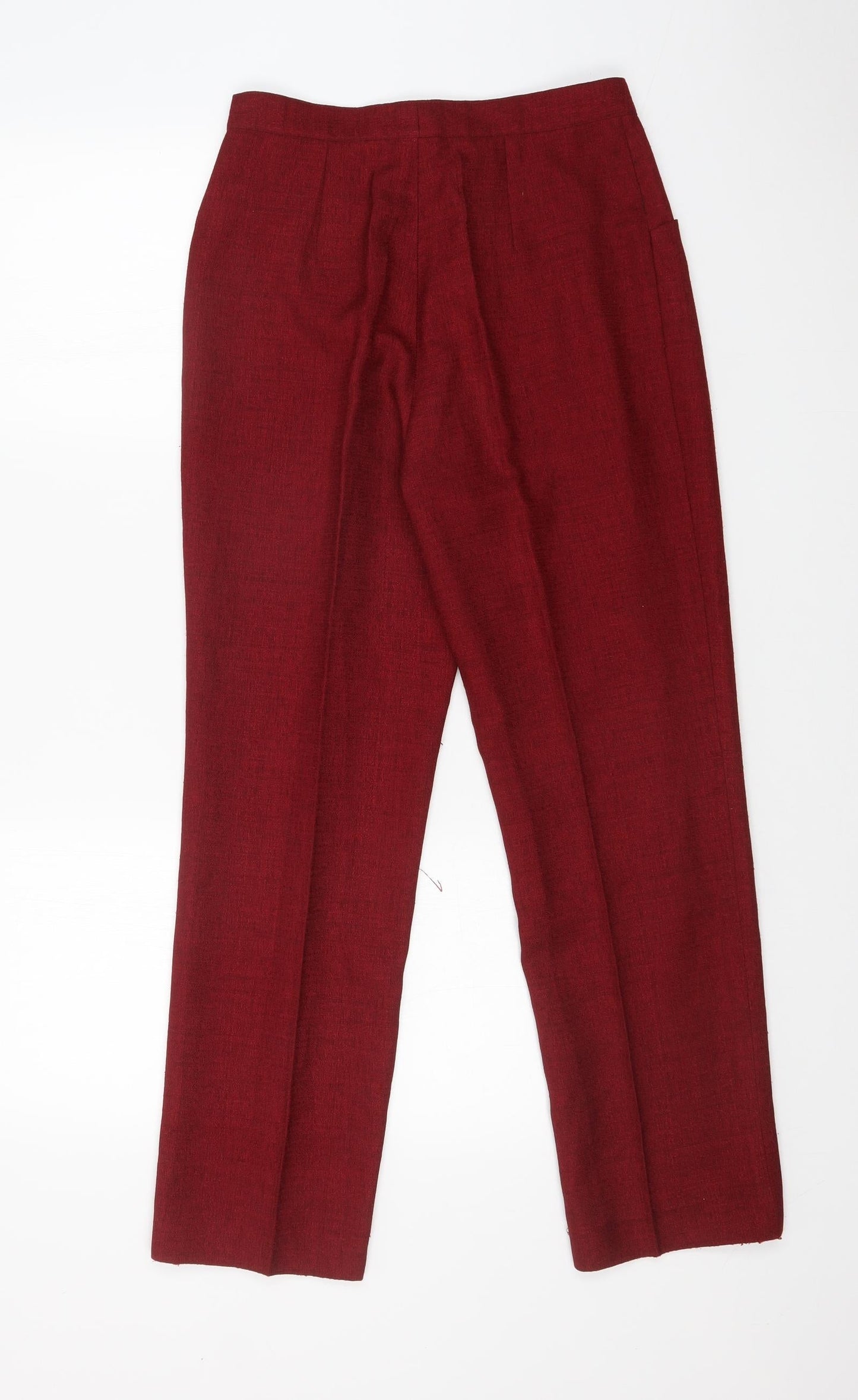 AMANDA GRIS Womens Red   Trousers  Size 28 in L28 in