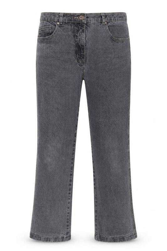 IN TOWN Womens Grey   Straight Jeans Size 32 in L24 in