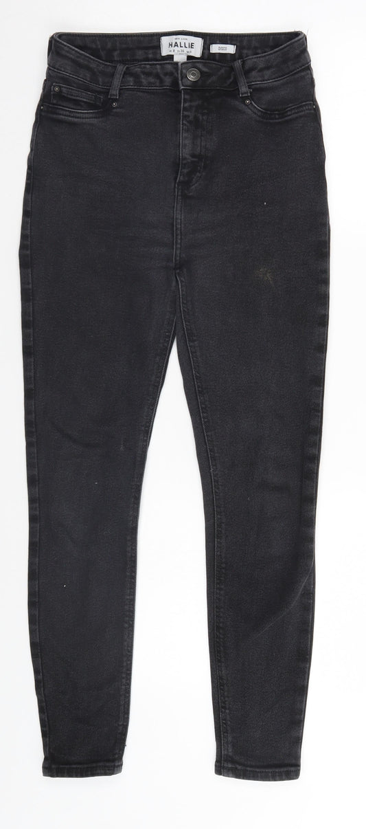Disco Womens Black   Straight Jeans Size 8 L26 in