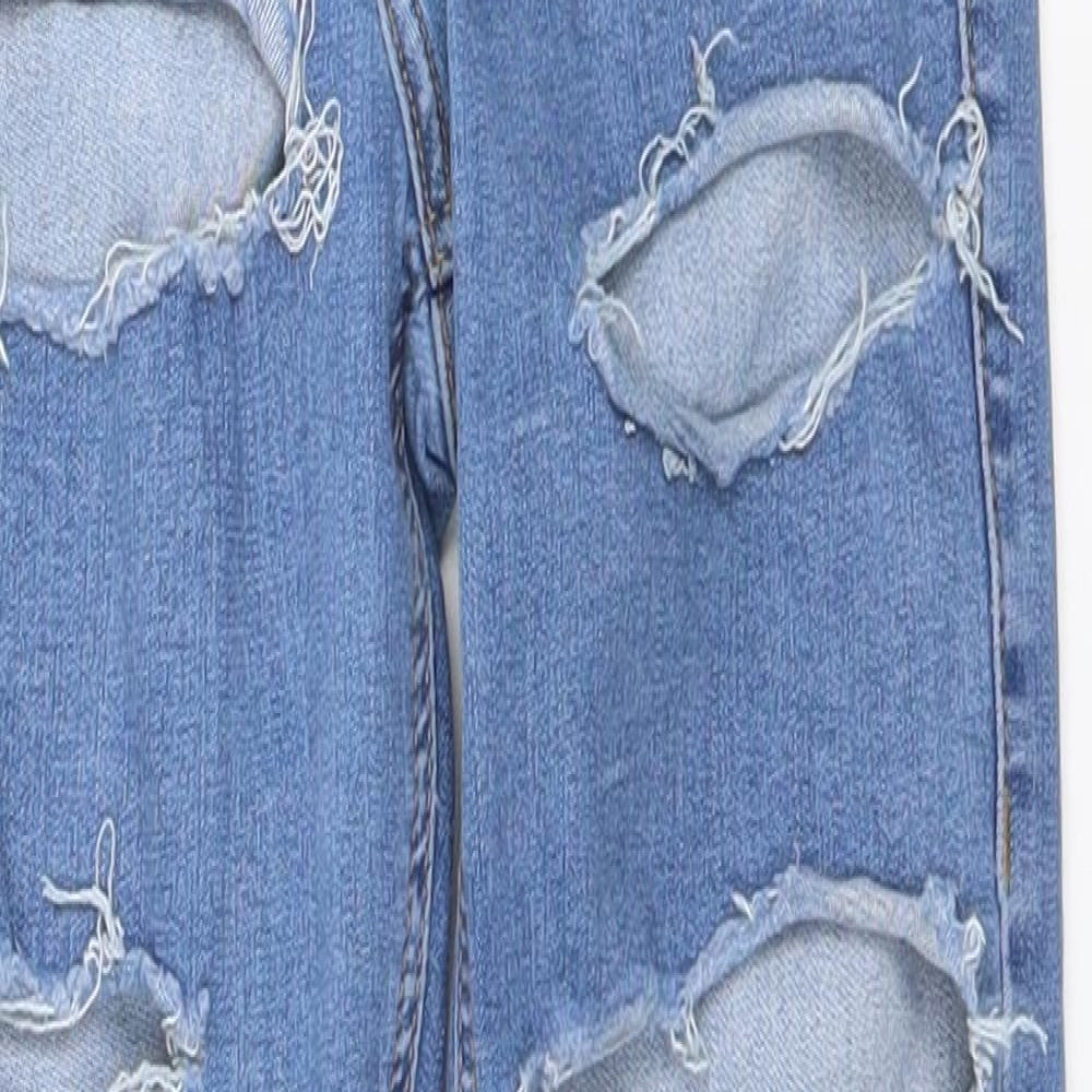 Topshop Girls Blue   Skinny Jeans  - Ripped