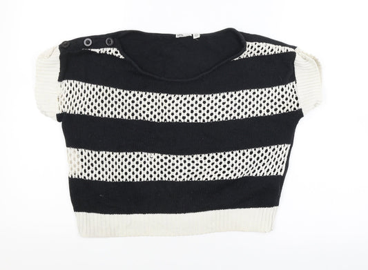 Preworn Womens Multicoloured Striped  Pullover Jumper Size 10