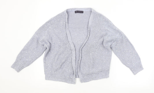 M&S Womens Blue   Cardigan Jumper Size 12
