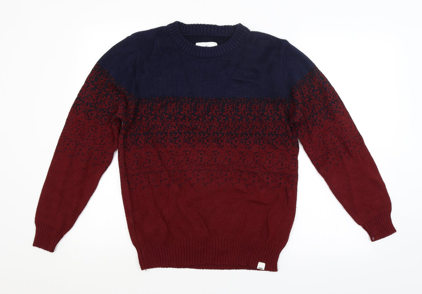 Fabric Mens Multicoloured   Pullover Jumper Size S