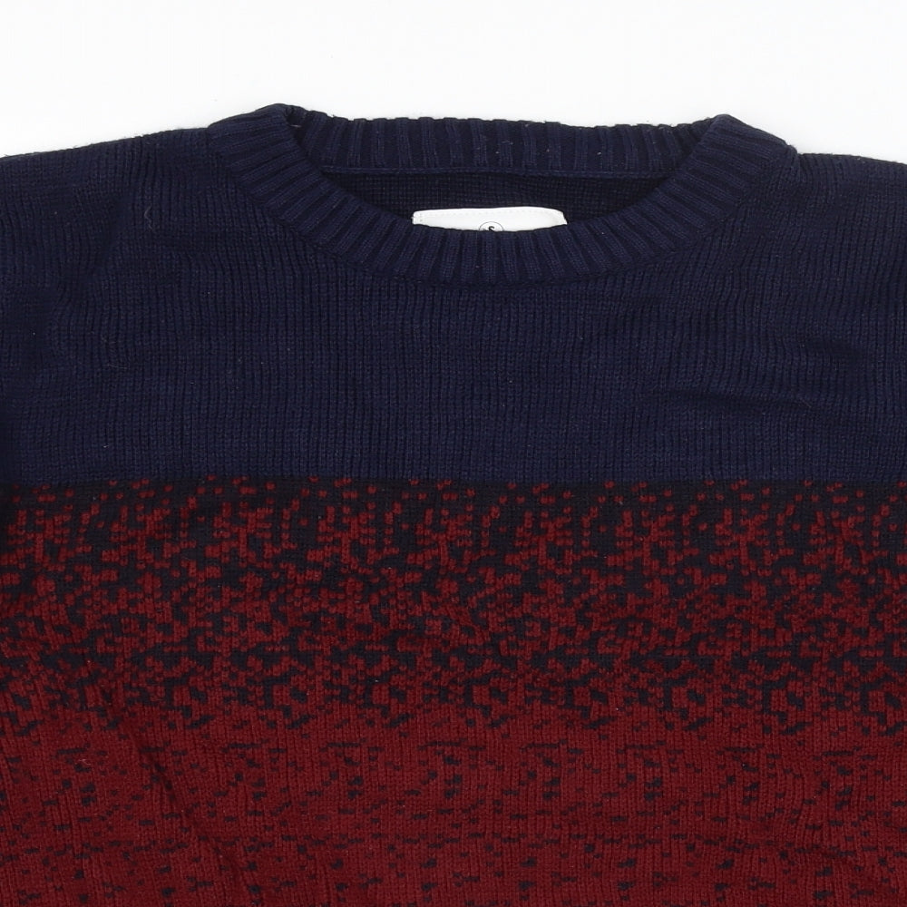 Fabric Mens Multicoloured   Pullover Jumper Size S