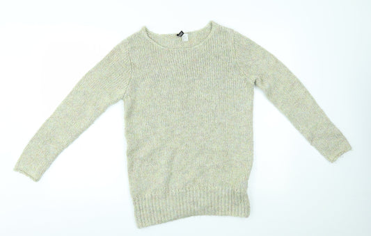 H&M Womens Green   Pullover Jumper Size 8