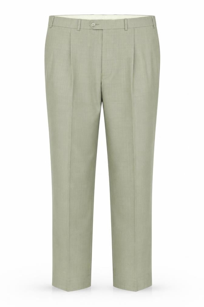 Marks & Spencer Womens Beige Check  Trousers  Size 38 L31 in