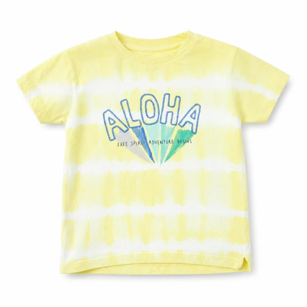 Marks & Spencer Boys Yellow Striped  Basic T-Shirt Size 3-4 Years  - aloha