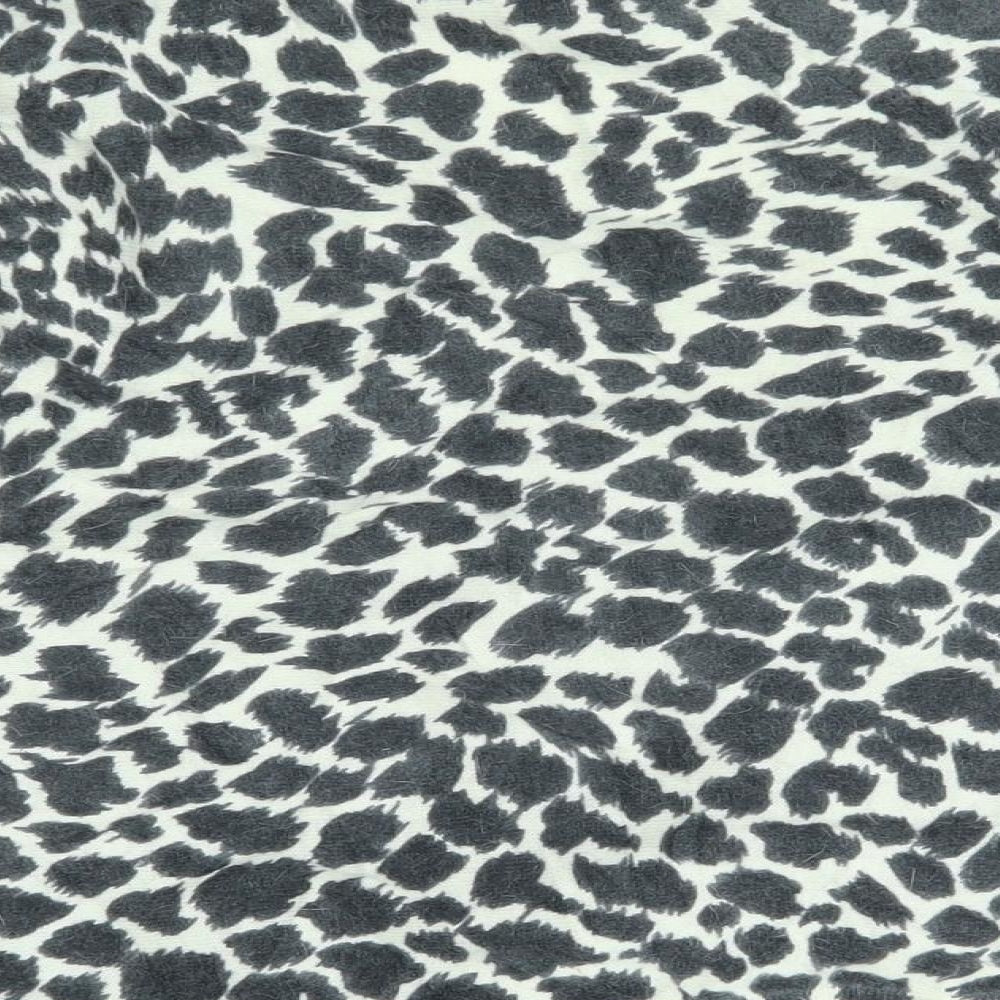 Preworn Womens Ivory Animal Print  Shrug Jumper Size L