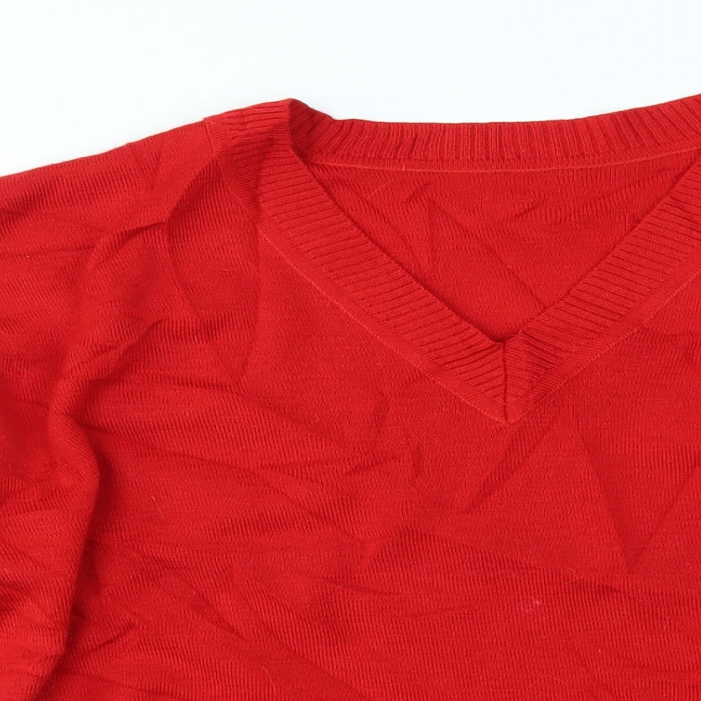 Sealon Womens Red   Pullover Jumper One Size