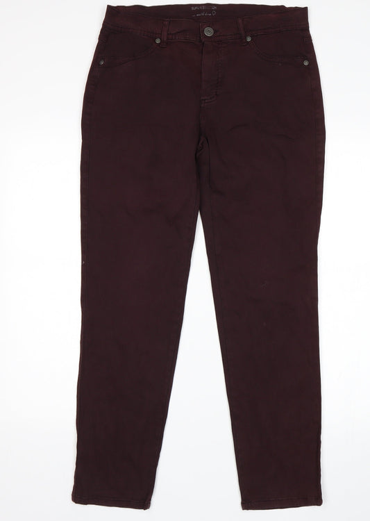 Preworn Womens Purple   Skinny Jeans Size 34 in L29 in