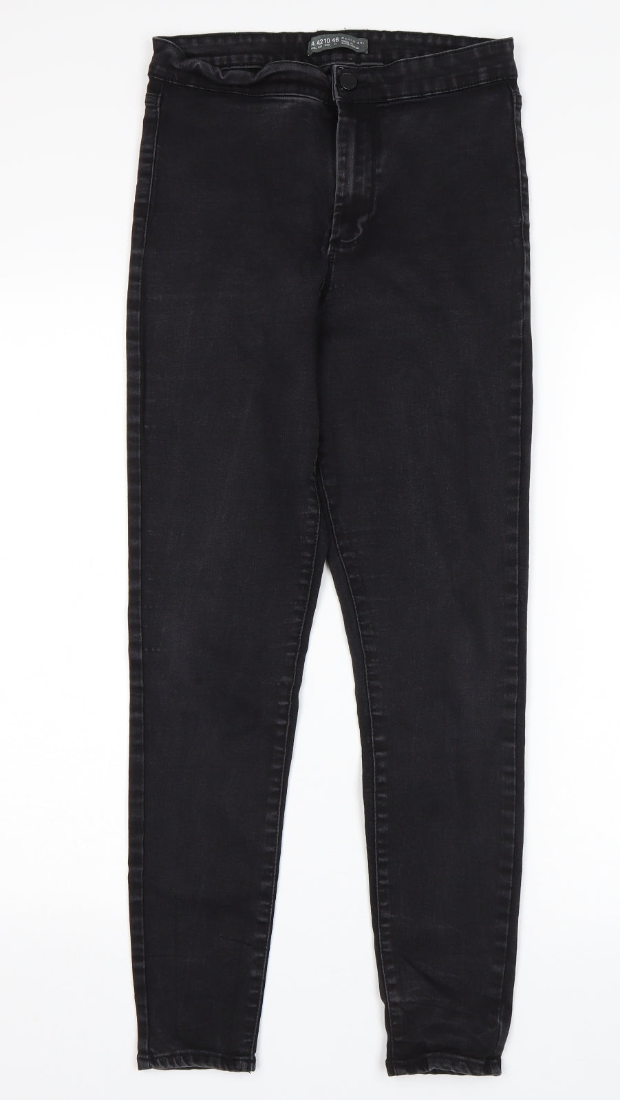 Denim Co Womens Black   Skinny Jeans Size 14 L26 in