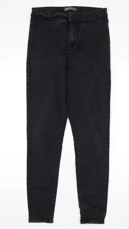 Denim Co Womens Black   Skinny Jeans Size 14 L26 in