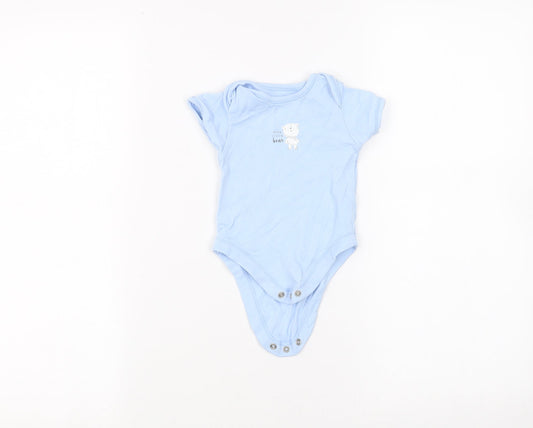George Baby Blue   Babygrow One-Piece Size 0-3 Months
