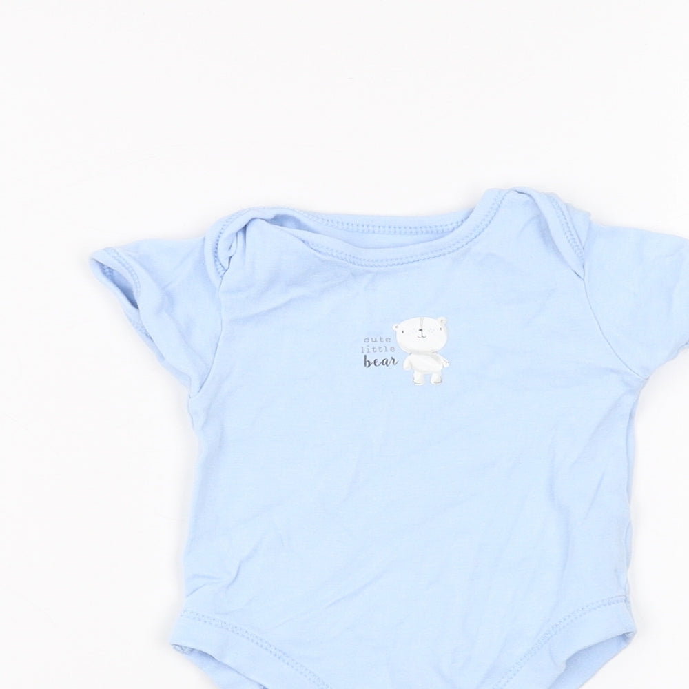George Baby Blue   Babygrow One-Piece Size 0-3 Months