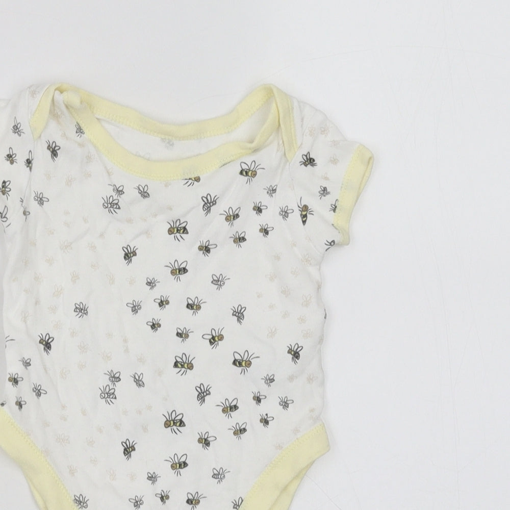 George Baby White   Babygrow One-Piece Size 3-6 Months