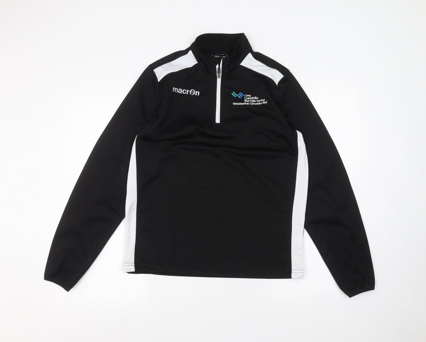 Macron Mens Black   Pullover Jumper Size S