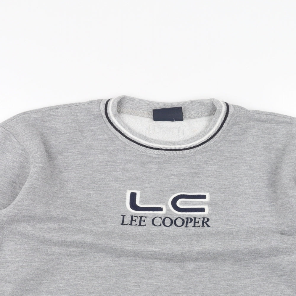 Lee copper  Boys Grey   Pullover Jumper Size 10-11 Years