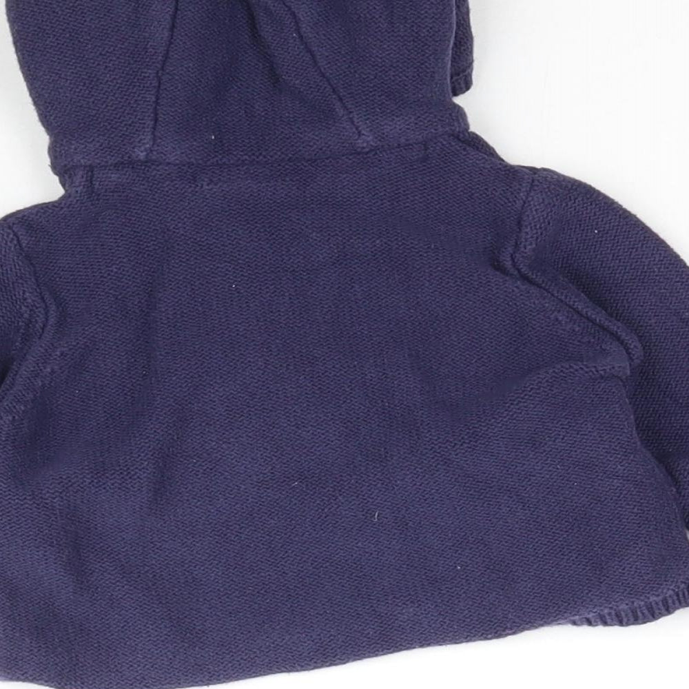 minidub Baby Blue  Knit Cardigan Jumper One Size  - Hoodie