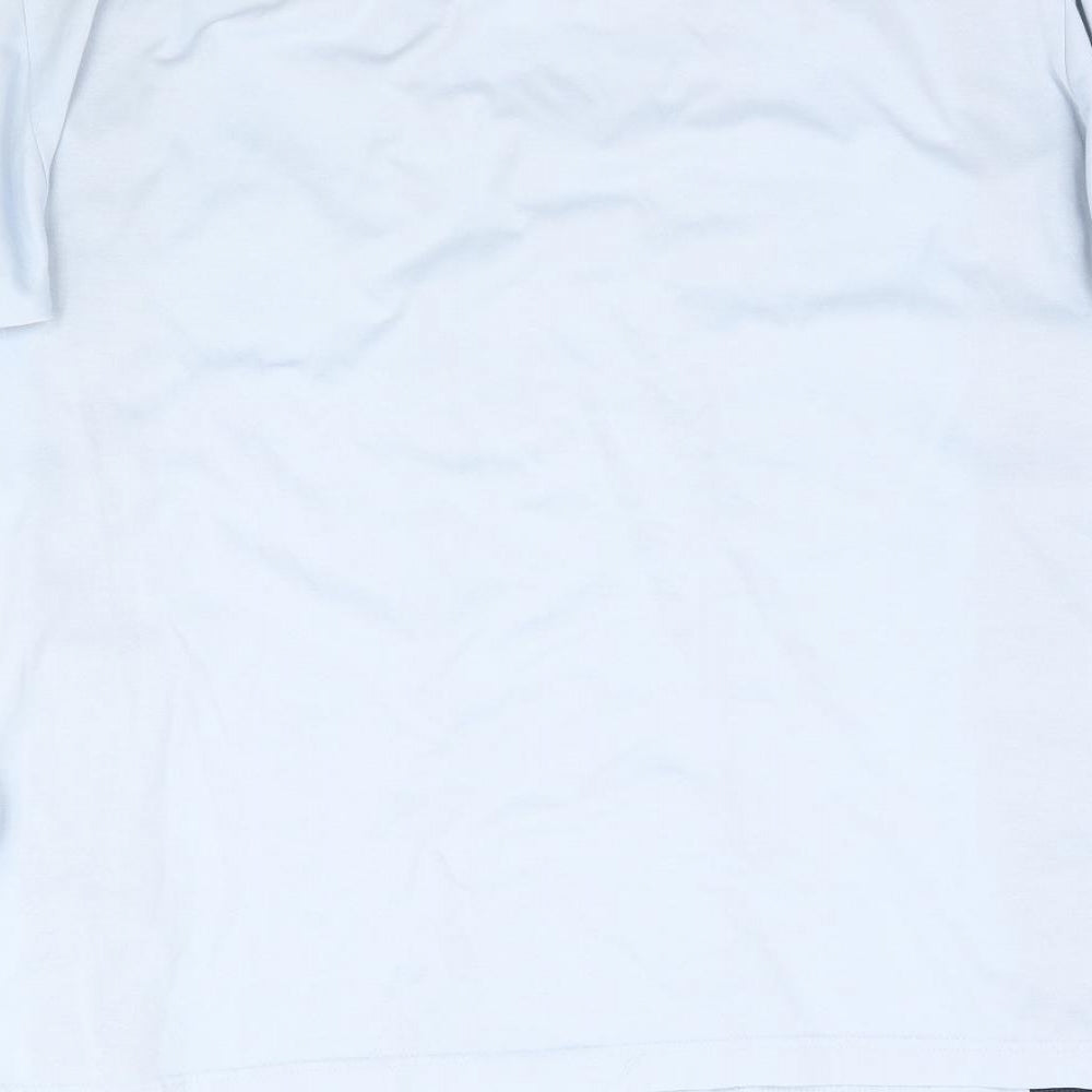 Peter Gribby Mens Blue    Button-Up Size L