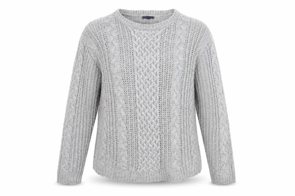 Kiabi Womens Grey  Knit Pullover Jumper Size L