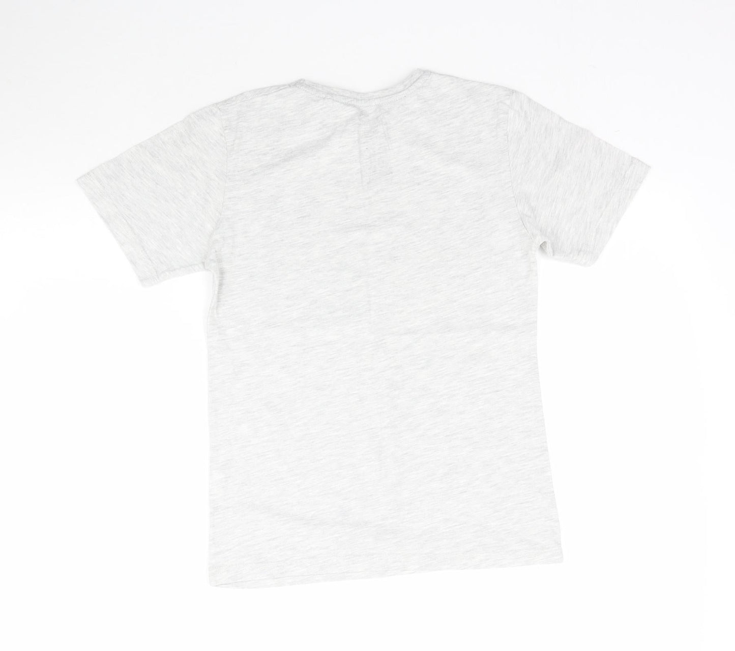 Rebel Boys Grey   Basic T-Shirt Size 10-11 Years  - NYC 58