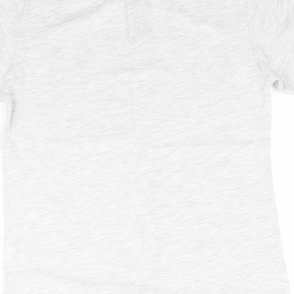 Rebel Boys Grey   Basic T-Shirt Size 10-11 Years  - NYC 58