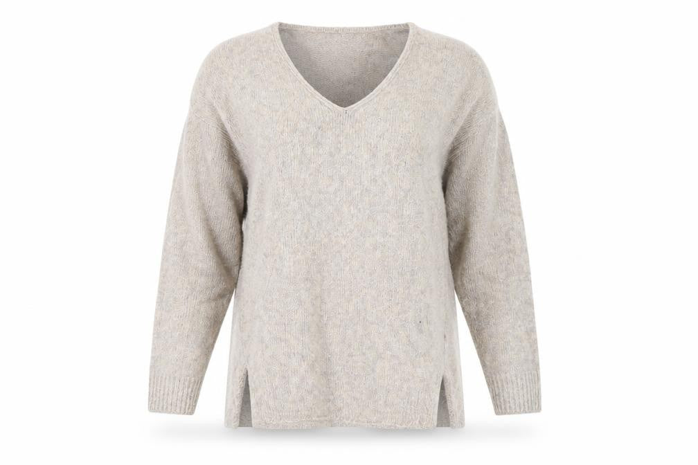 Papaya Womens Brown  Knit Pullover Jumper Size S