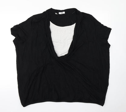 Preloved bpc Womens Black   Basic T-Shirt Size 3XL - Front