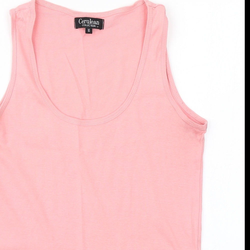 Cerulean Womens Pink   Basic Tank Size 10