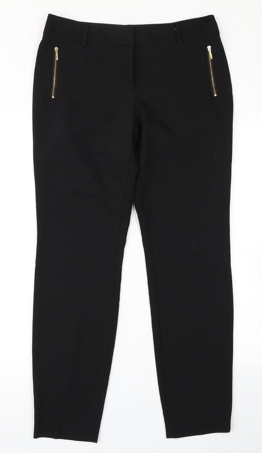 Papaya Womens Black   Dress Pants Trousers Size 10 L27 in