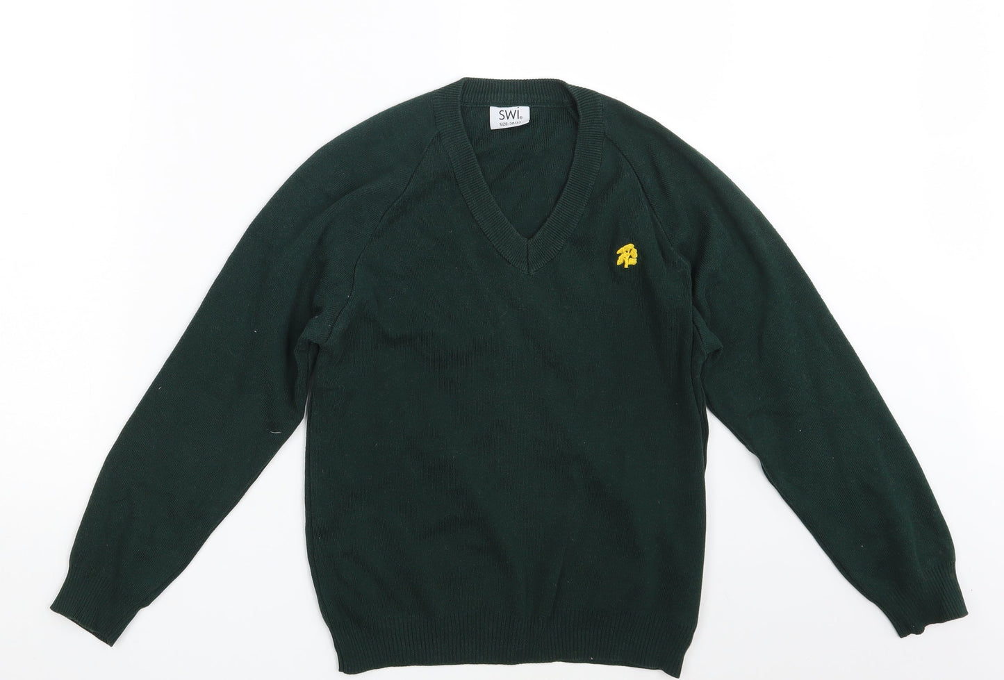 SWI Womens Green   Pullover Jumper Size 4