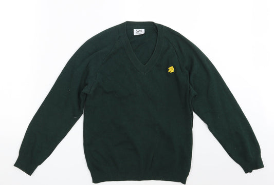 SWI Womens Green   Pullover Jumper Size 4
