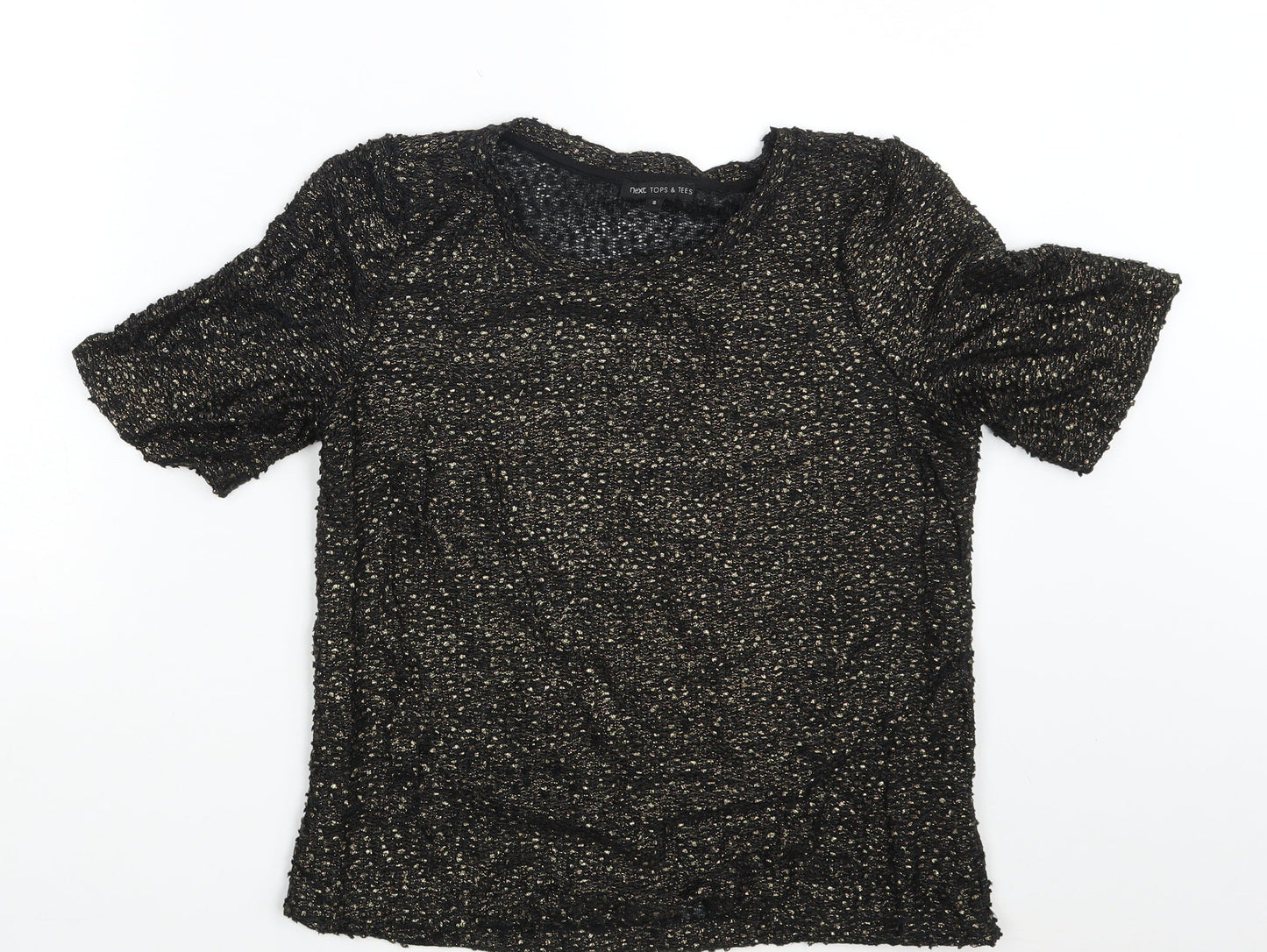 NEXT Womens Gold   Basic T-Shirt Size 8