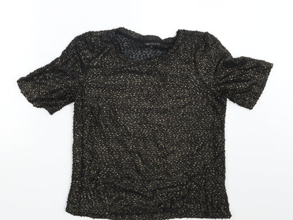 Next Womens Gold   Basic T-Shirt Size 8