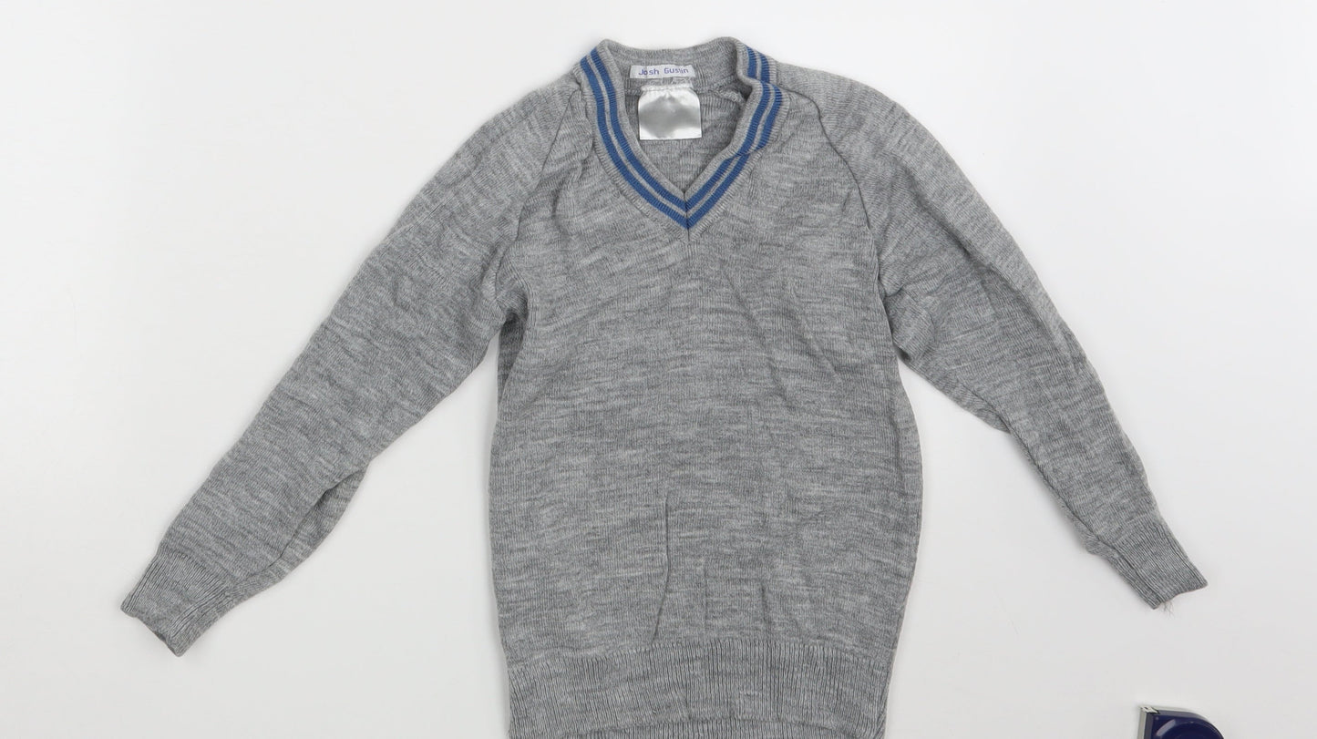 Josh Gustin Boys Grey   Pullover Jumper Size 12-18 Months