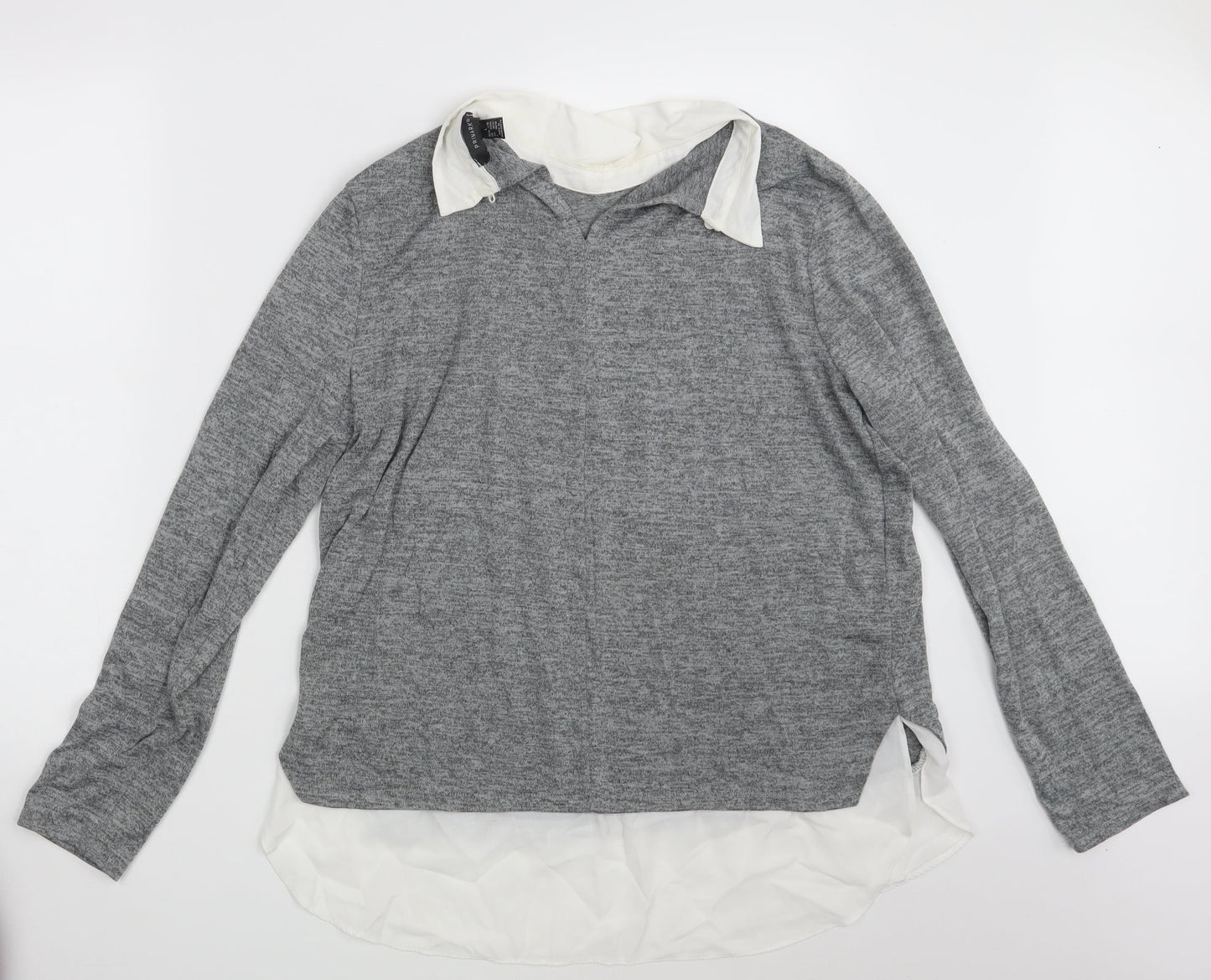 Primark Womens Grey   Pullover Sweatshirt Size 14
