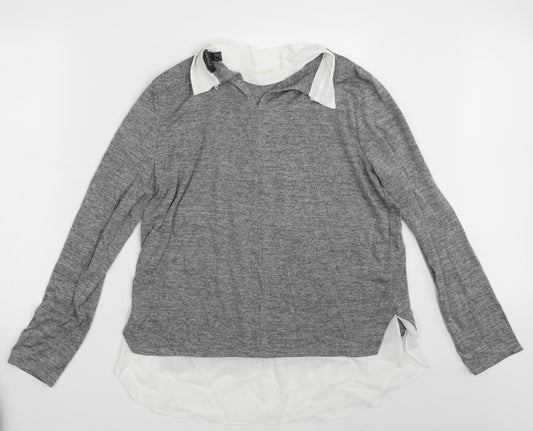 Primark Womens Grey   Pullover Sweatshirt Size 14