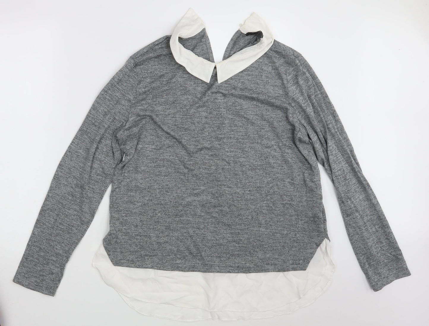 Primark Womens Grey   Pullover Sweatshirt Size 14