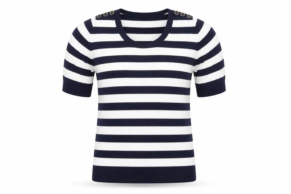 Planet Womens Multicoloured Striped  Pullover Sweatshirt Size XS