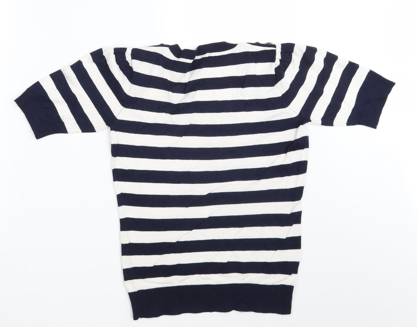 Planet Womens Multicoloured Striped  Pullover Sweatshirt Size XS
