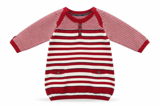 Marks & Spencer Girls Multicoloured Striped  Pullover Jumper Size 3-6 Months