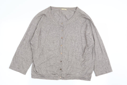 New Scotland Womens Beige   Cardigan Jumper Size S