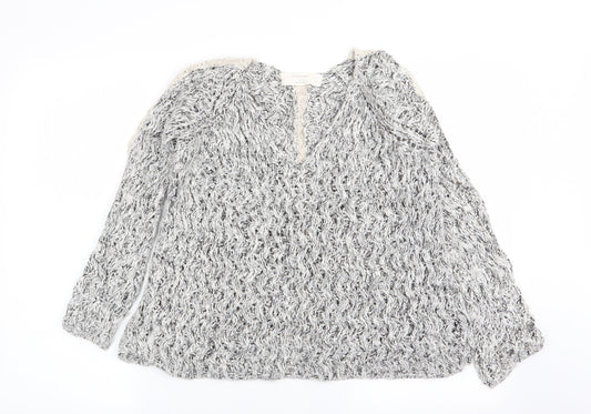 Zara Womens Grey   Pullover Jumper Size S