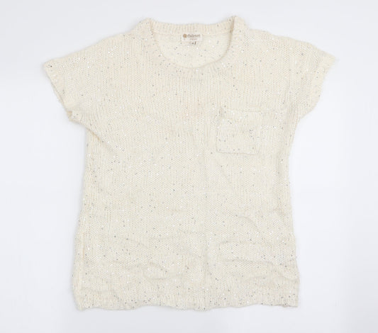 knitwear  Womens White   Basic T-Shirt Size M