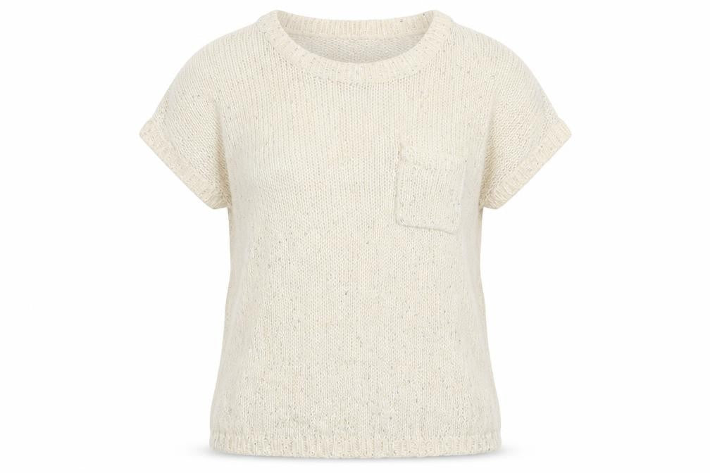knitwear  Womens White   Basic T-Shirt Size M