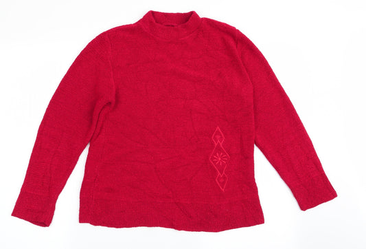 Preworn Womens Red   Pullover Jumper Size L